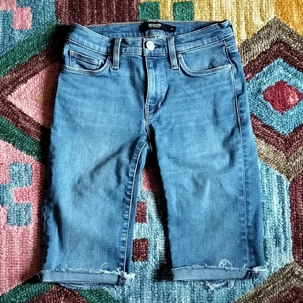 Hudson Los Angeles Amelia Short Jean Shorts Bermudas 24